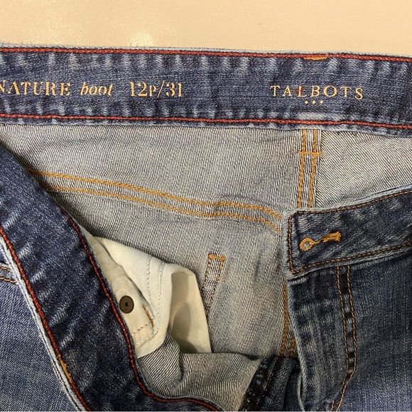 TALBOTS WOMENS JEANS. Bootcut. Size 12P. EUC. - Picture 3 of 6